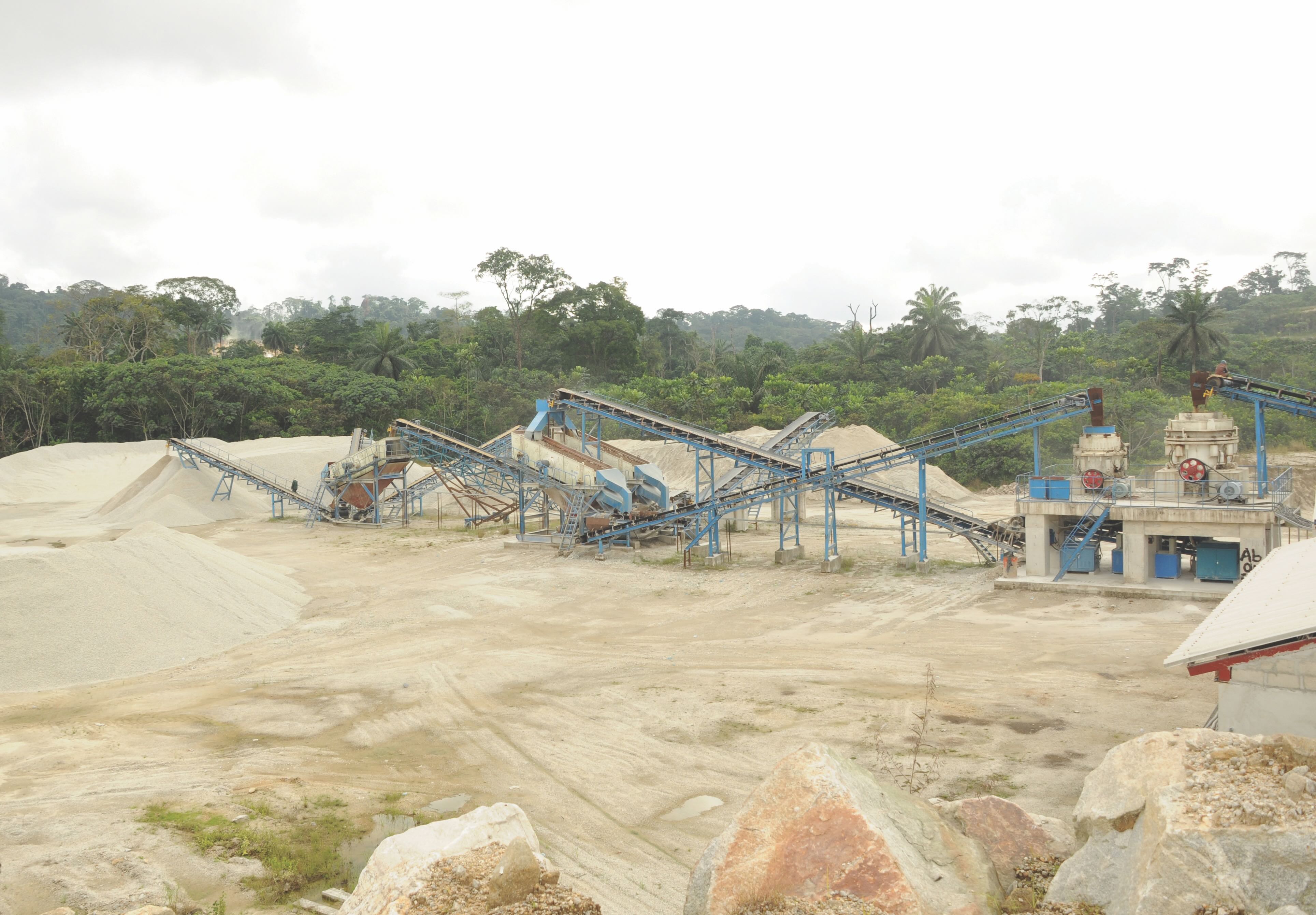 Granite Aggregate Production 