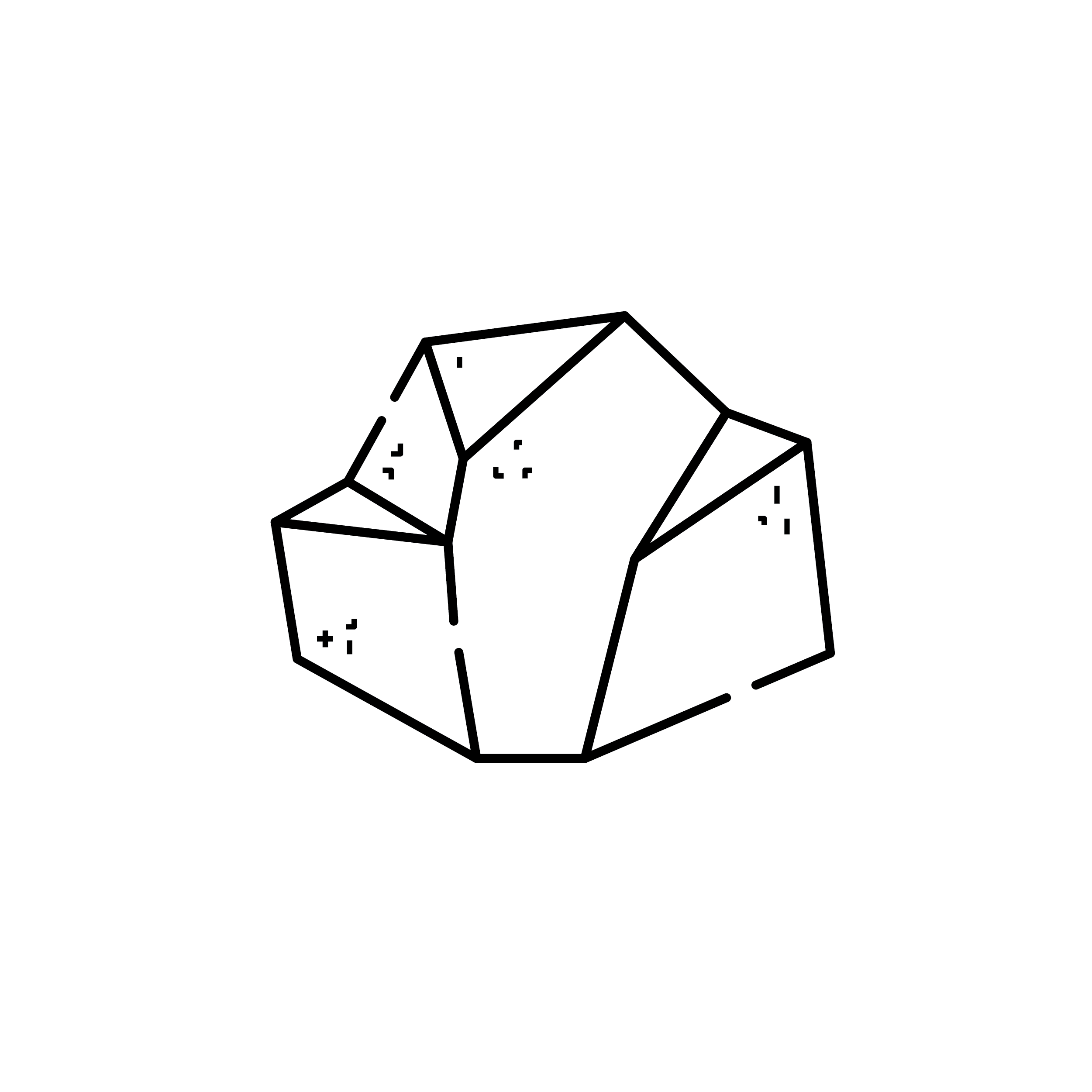 Granite Aggregate Production Icon
