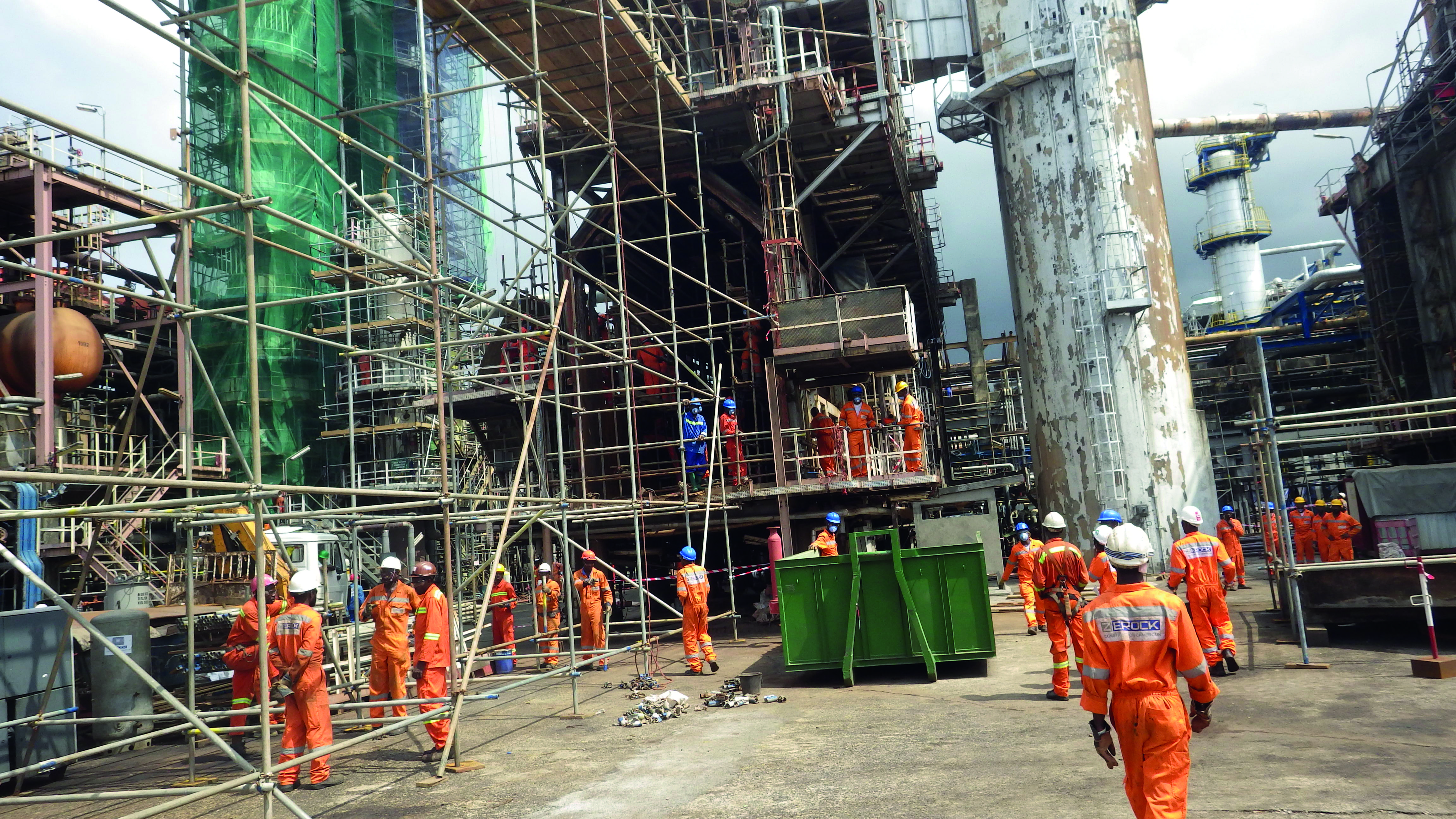 Repair of Damaged Tubes for Regeneration Gas Heater 10F1 at Sonara, Cameroun Image